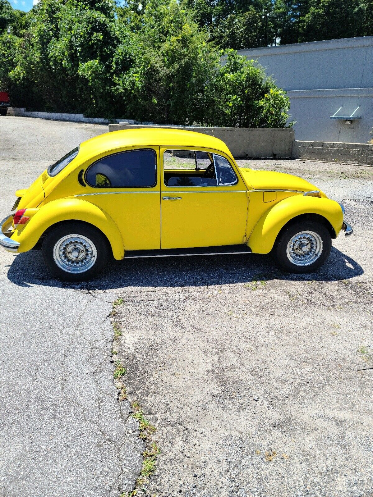1971 Volkswagen Super Beetle  1971 Volkswagen Super Beetle Coupe Yellow Rwd Manual