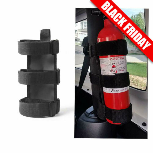 Adjustable Roll Bar Fire Extinguisher Mount Holder 3 Lb For Jeep Wrangler Jk Jku