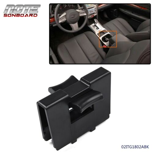 Fit For Subaru Outback 2010-2014 Center Console Cup Holder Insert Divider Black