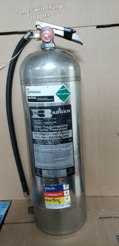 Water Fire Extinguisher, W/hydro Test**   Badger New Parts When  Needed