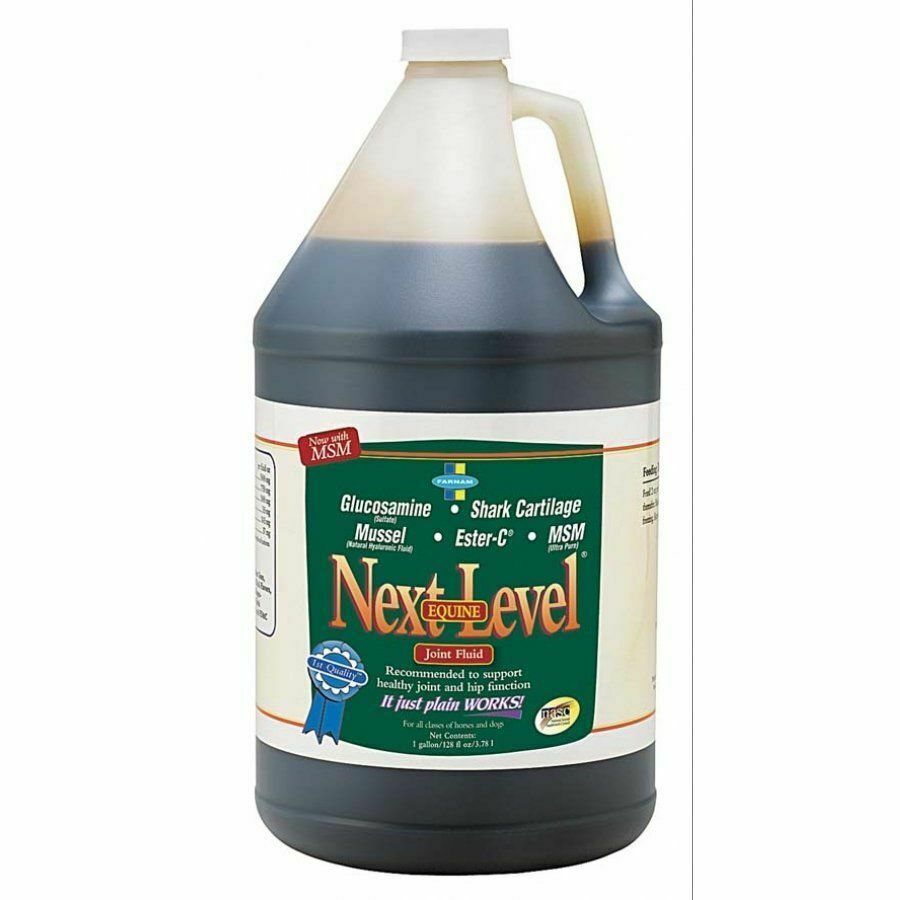 Next Level Joint Fluid Equine Horse Dogs Supplement Lubricate Joints 1 Gallon