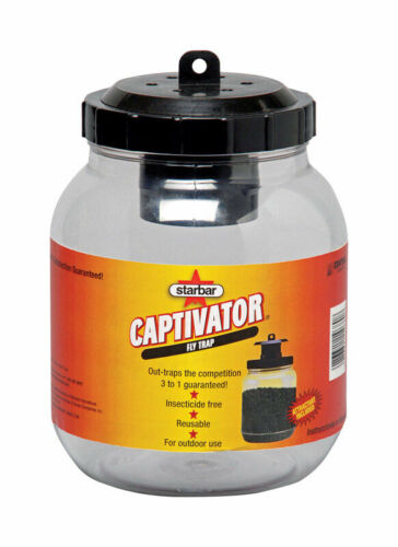 Starbar 100520214 Captivator Reusable Fly Trap 64 Oz. 5 L X 5 W X 8 H In.