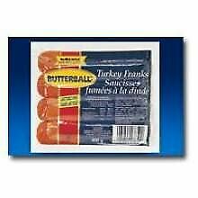 Butterball Heat-and-serve Turkey Frank, Juicy Texture (5 Lbs, 2 Per Case)