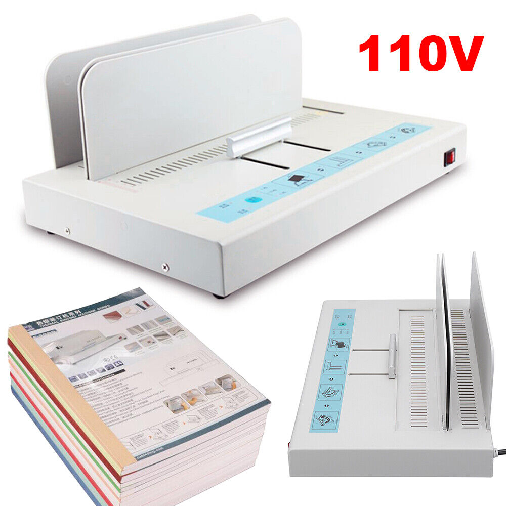 110v Perfect Binding Machine Universal Electric Book Automatic Binder