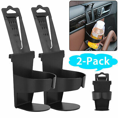 2x Universal Car Auto Truck Cup Holders Seat Back Drink Bottle Door Mount Stand