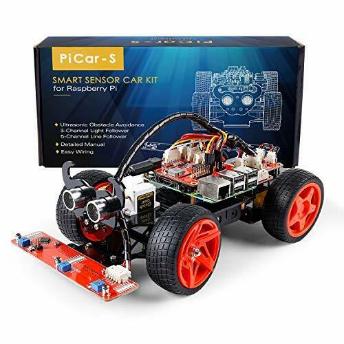 Raspberry Pi Car Diy Robot Kit For Adults,visual Programming With Picar-s