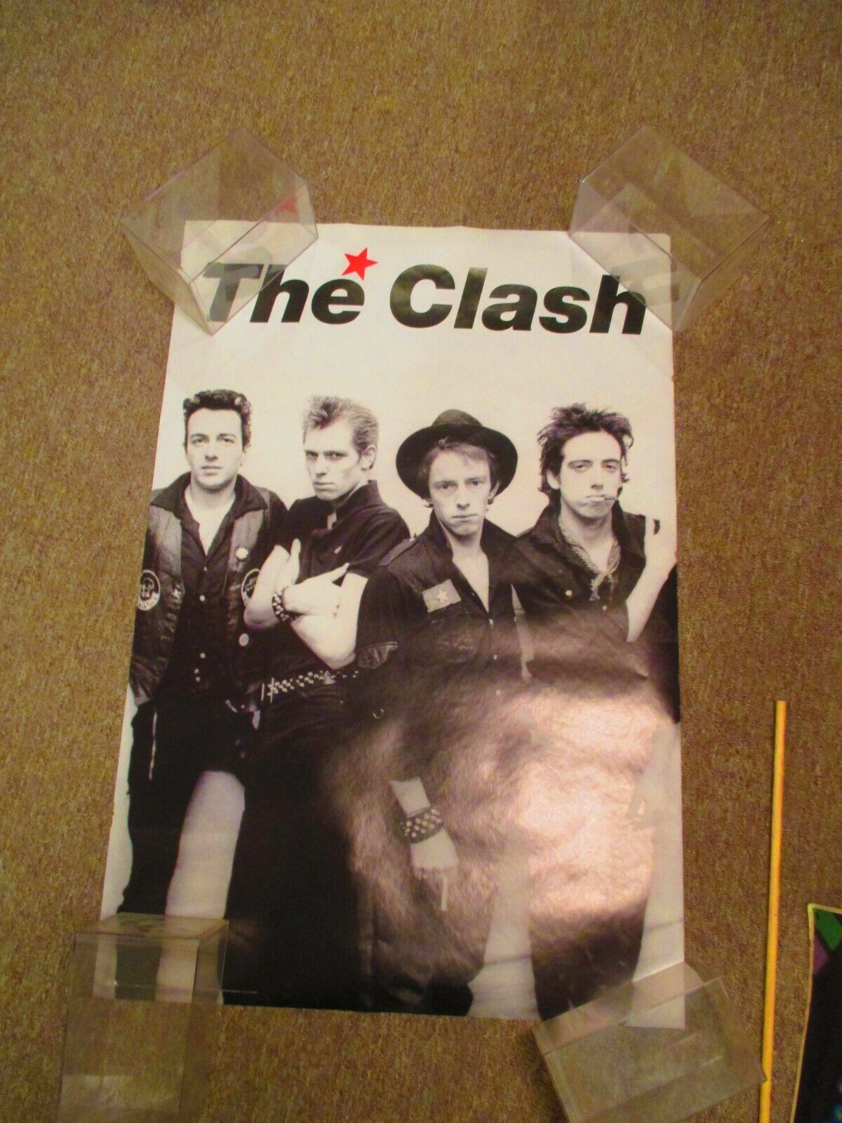 The Clash  2 Sided Promo Poster, 36" X 24", Fine/fine+, Sony 1999