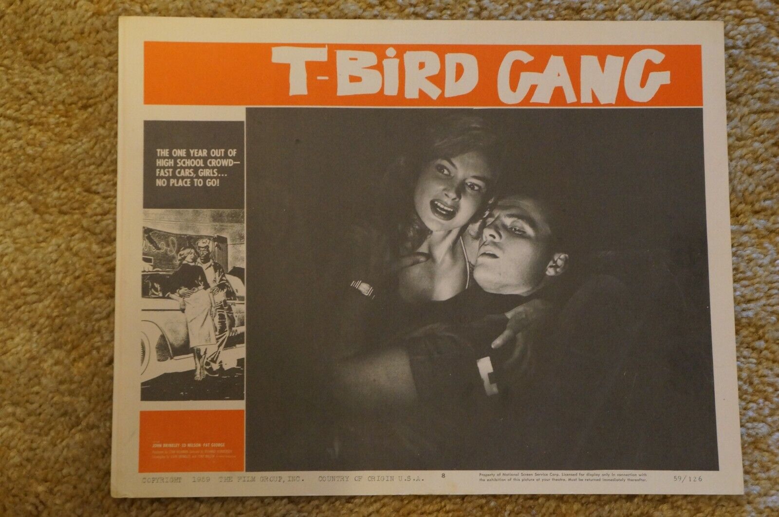 T Bird Gang  Teen Crime Card #8  1959