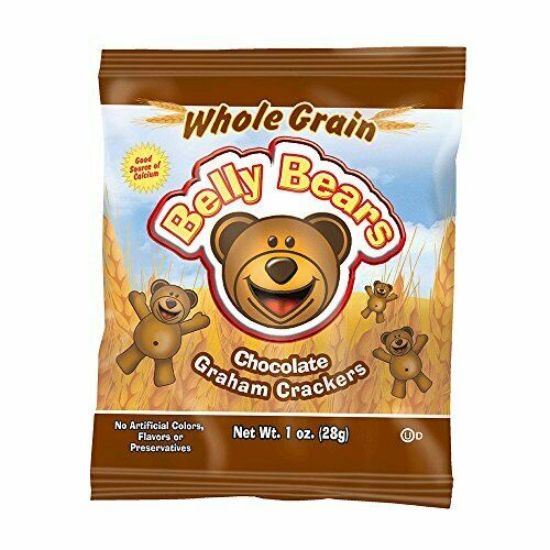 Readi-bake Benefit 200ct Whole Grain Belly Bears Animal Cracker Snacks Chocol...