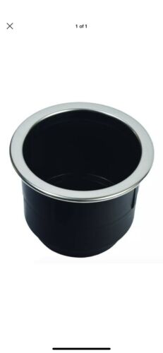 Boat Cup Holder With Stainless Rim, 3 5/8" Hole Required- Boat Cup