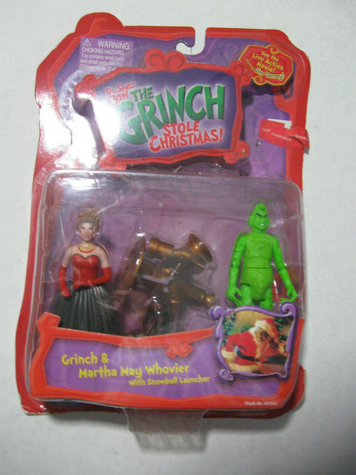 How The Grinch Stole Christmas Action Figures Boxed Mint Movie Tie-in