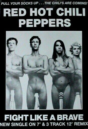 Red Hot Chili Peppers Poster Fight Like A Brave 24x36