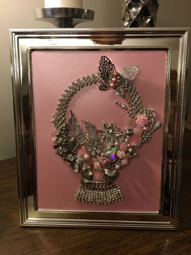 Vintage And Contemporary Jewelry Art Framed