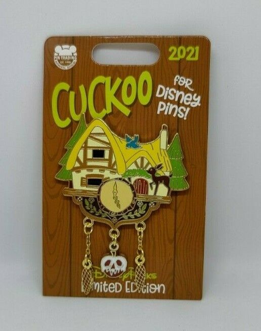 Snow White Cottage Cuckoo For Disney Pins Clock 2021 Le Pin