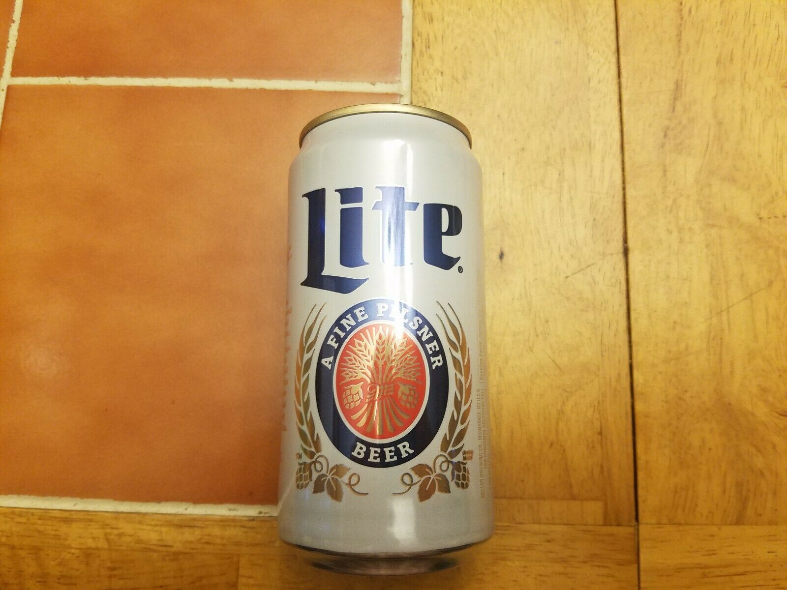 New! Vhtf 10 Oz Miller Lite Stay Tab Beer Can