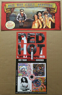 Red Hot Chili Peppers Rare Double Sided Promo Poster Flat For 2003 Cd 24x12 Mint
