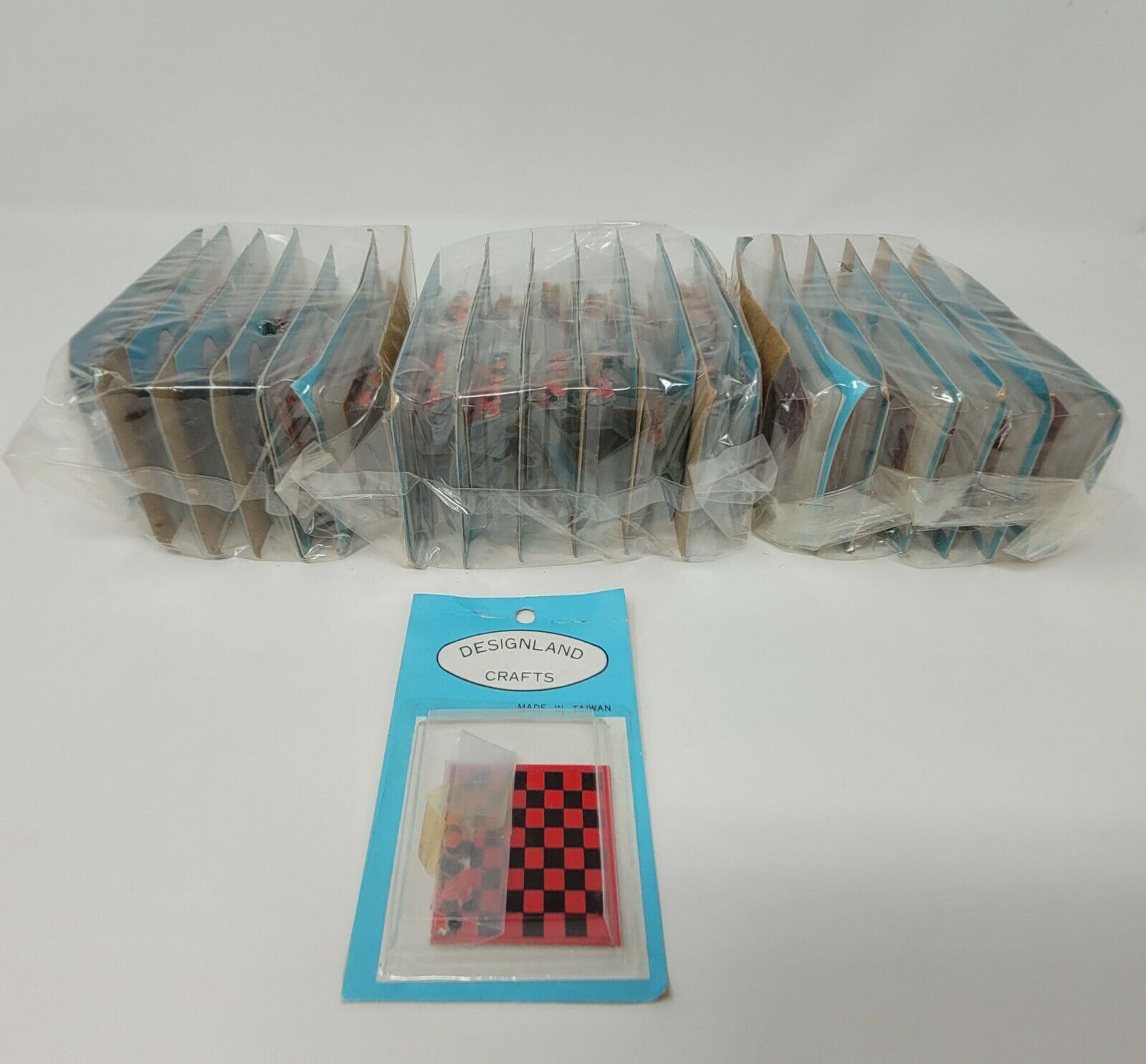 Wholesale Lot 36 Vtg Designland Crafts Dollhouse Miniature Checkers Game Board