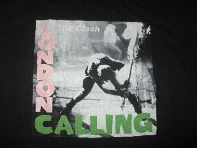 The Clash "london Calling" (2xl) T-shirt Mick Jones Joe Strummer